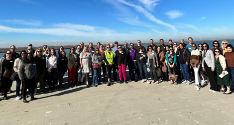 Chamber leadership Team at the beach