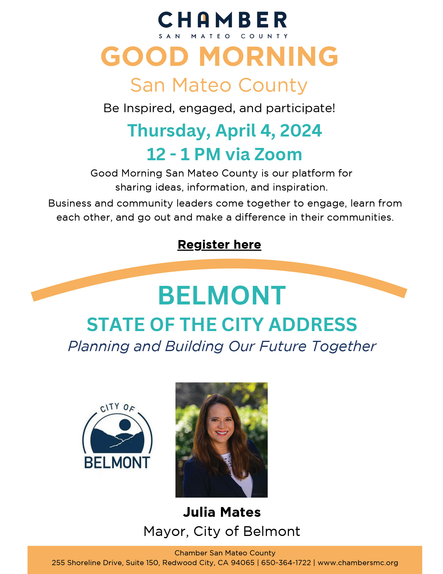 Good Morning San Mateo County Belmont April 2024