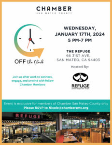 Refuge off the clock flyer