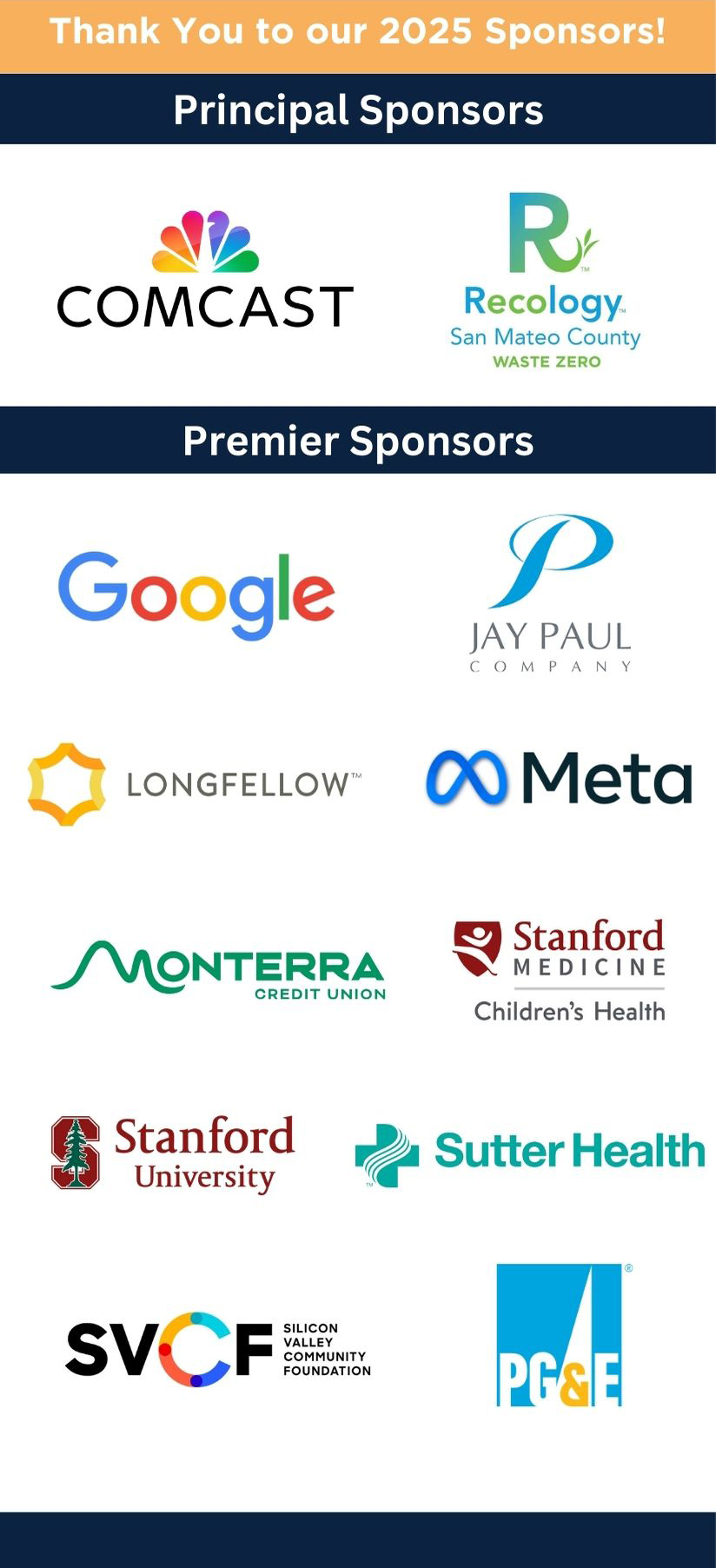 Sponsor logos 2025